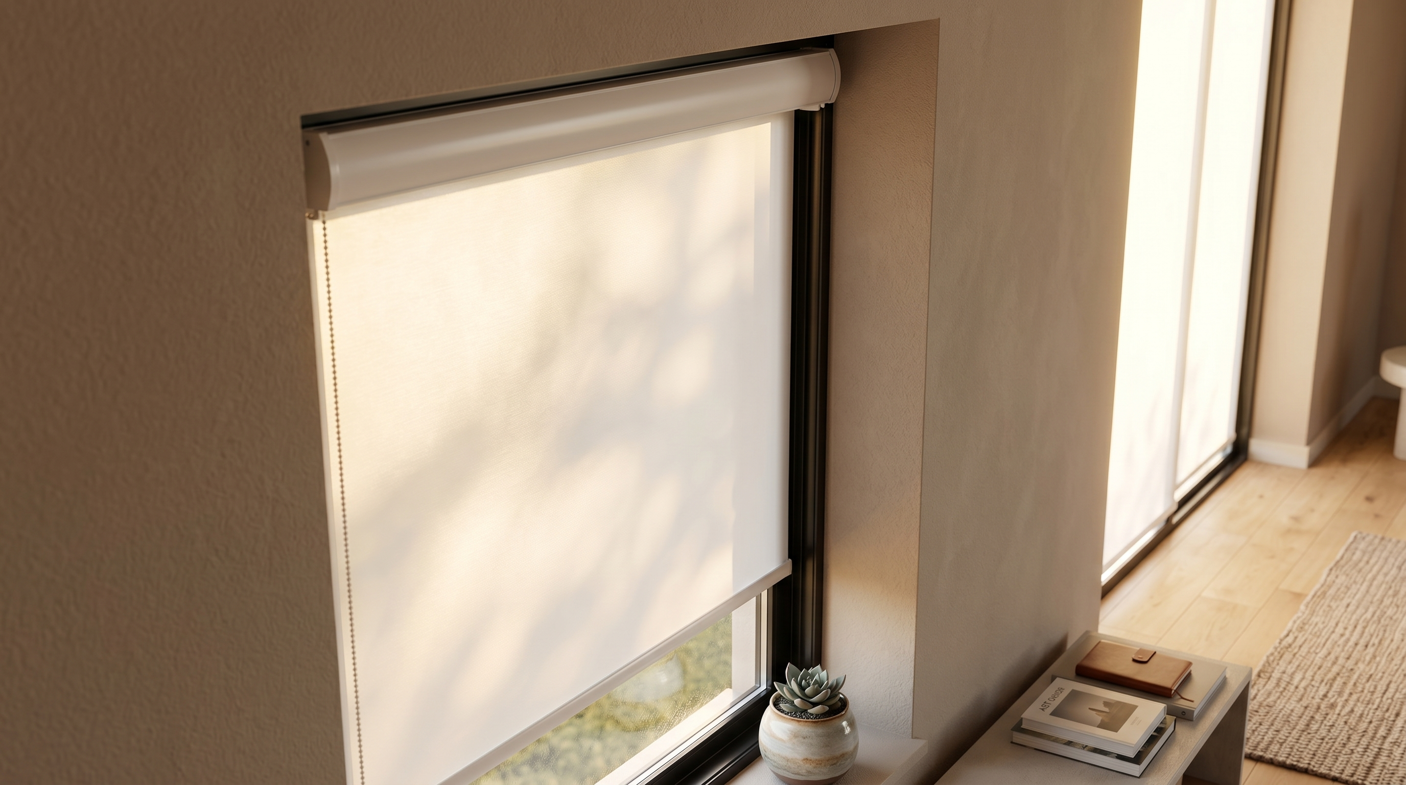 Roller Shade installed