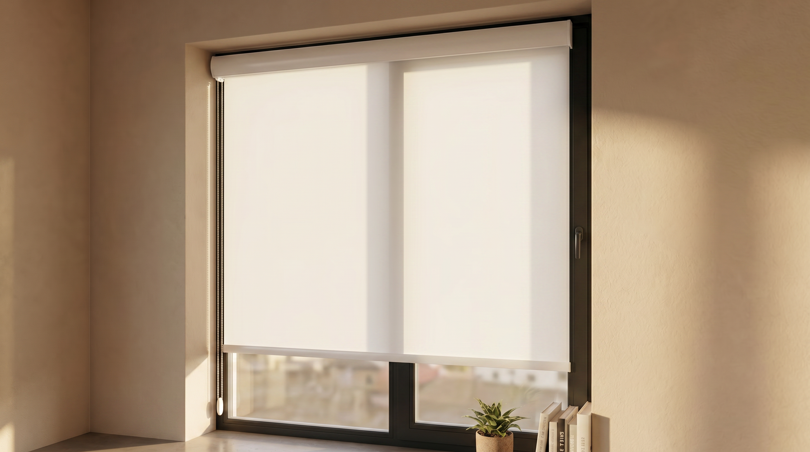 Roller Shade installed