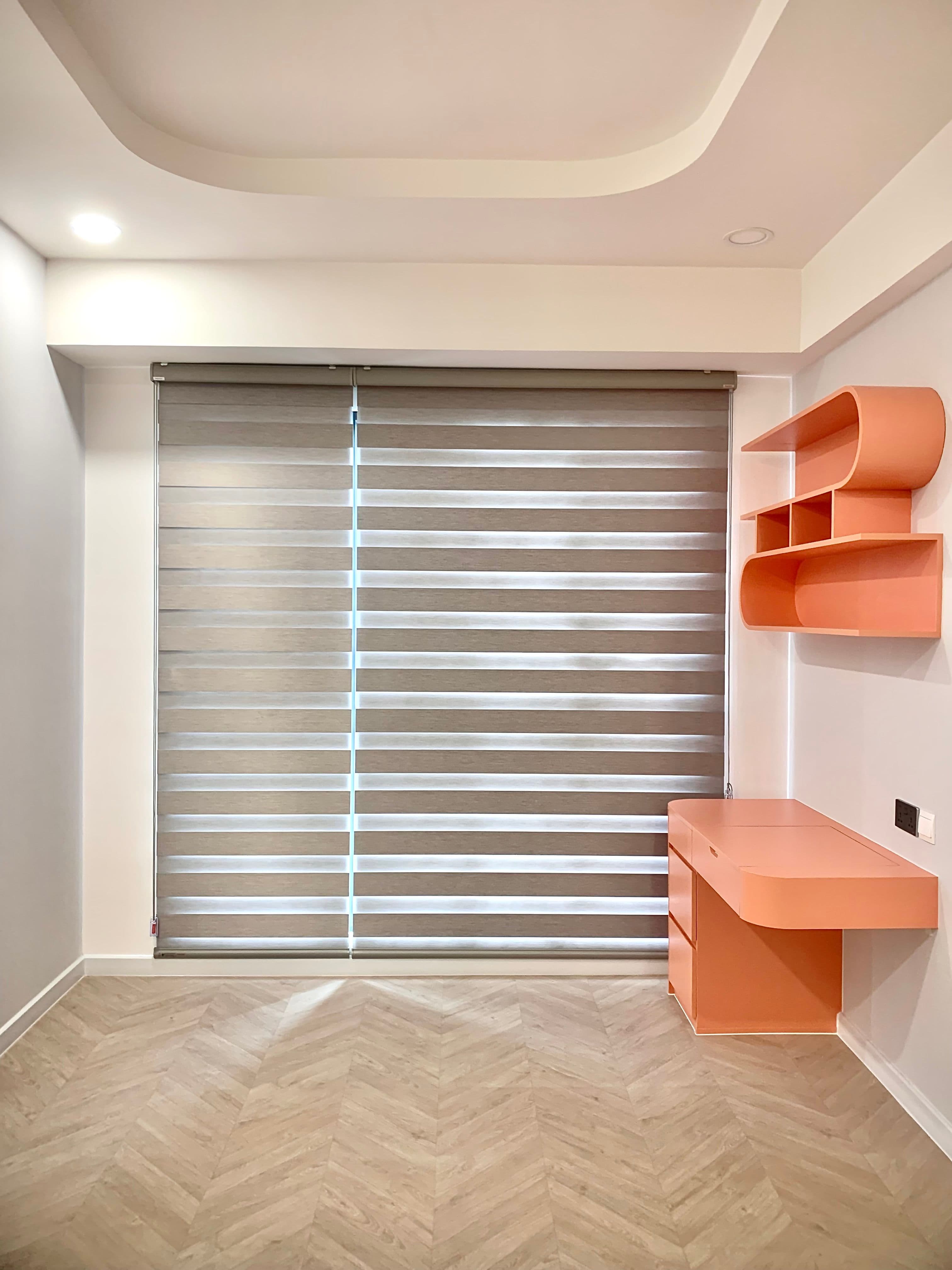 Zebra Shade installed